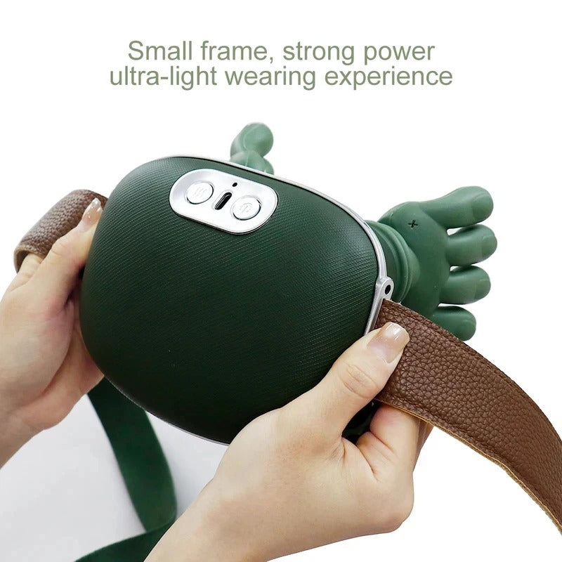 Adjustable speed and intensity controls on CalmPulse heated shoulder massager