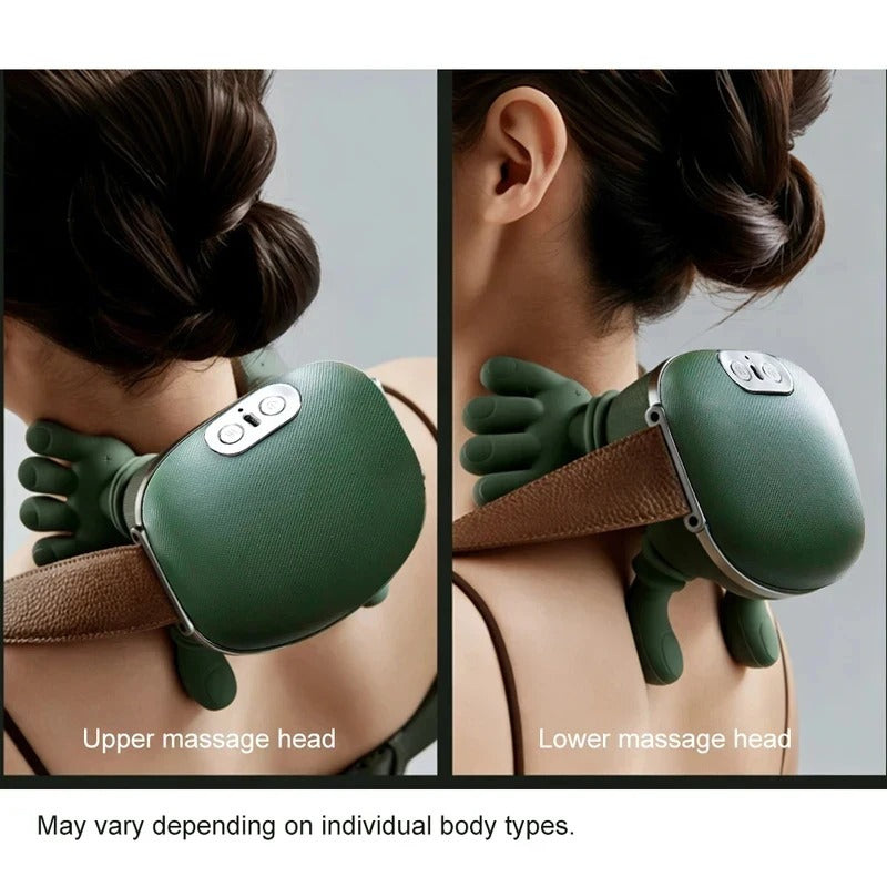 Bionic kneading nodes of CalmPulse neck massager mimicking real hand massage